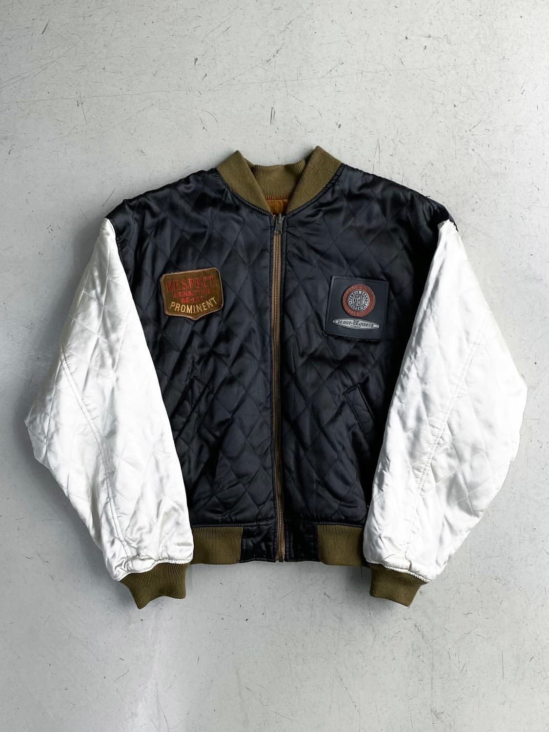 Be Hot 90's 리버시블 퀼티드 봄버 자켓 상품이미지7