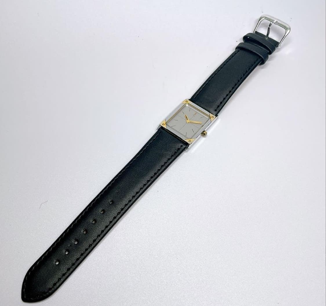 입생로랑 생로랑 빈티지 사각 금장 가죽 시계 클래식시계 빈티지시계 상품이미지6