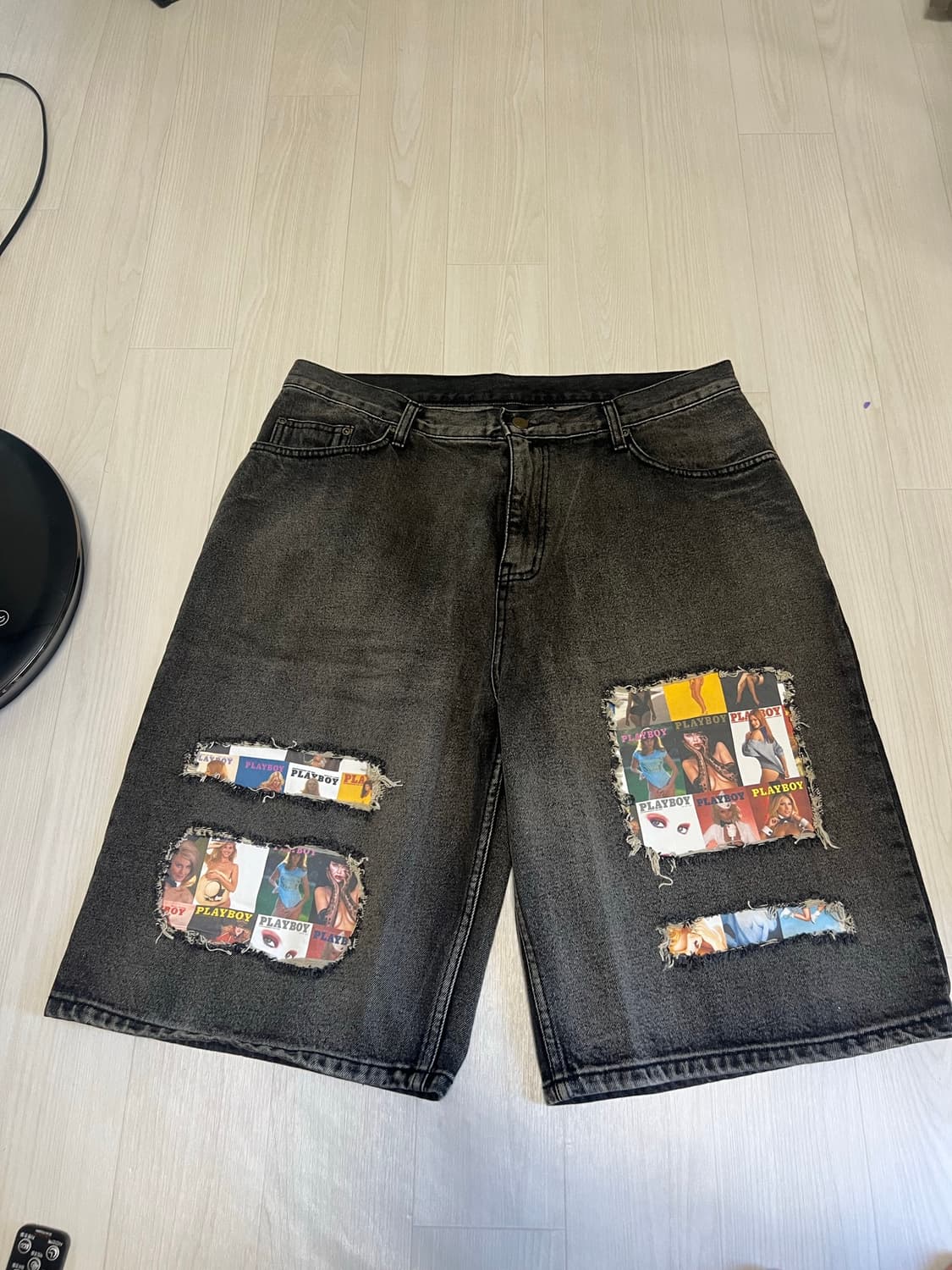 위캔더스 플레이보이 버뮤다 데님 xl 상품이미지3