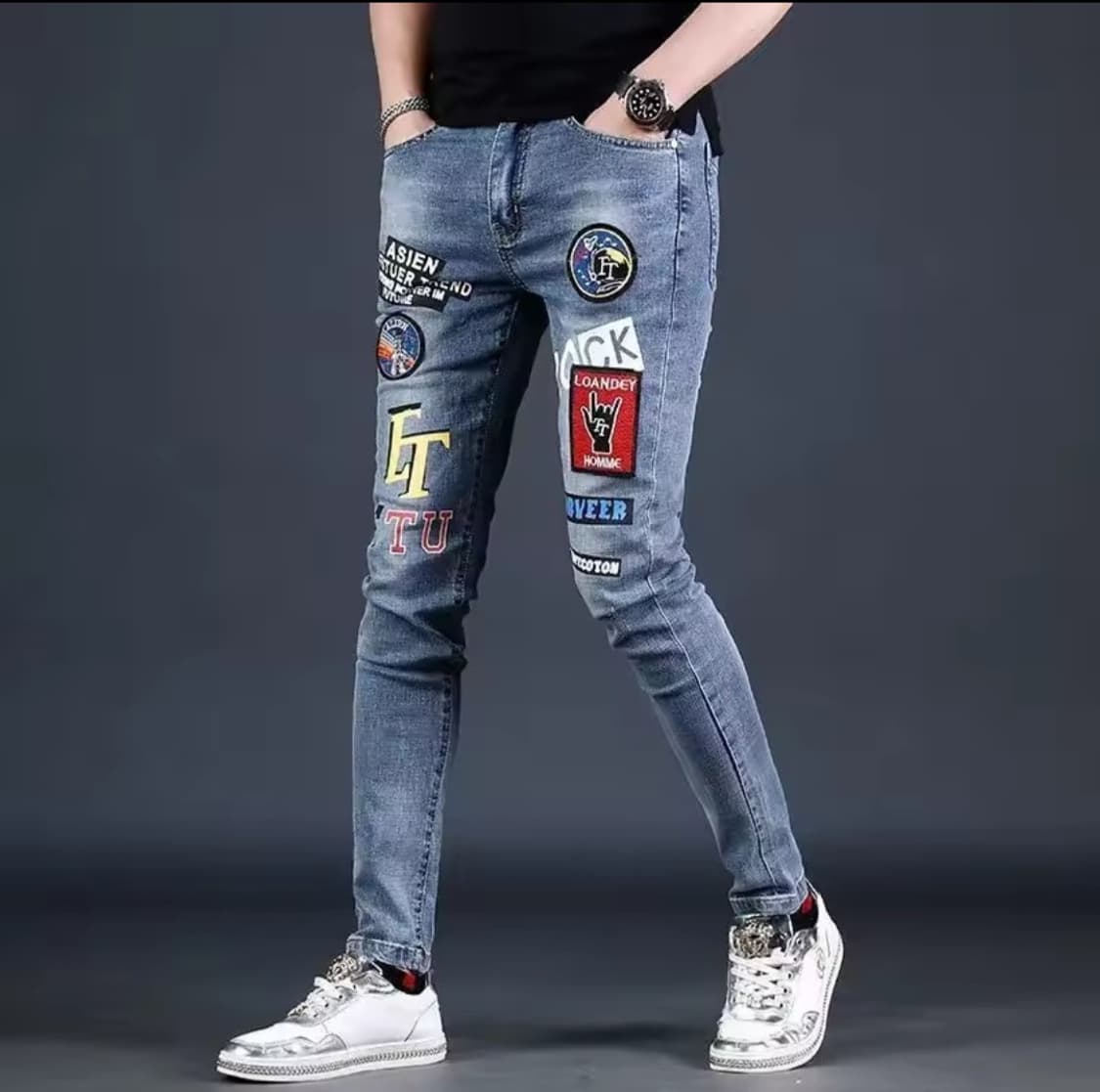 패치슬림데님청비지새상품 미개봉 허리31 상품이미지4