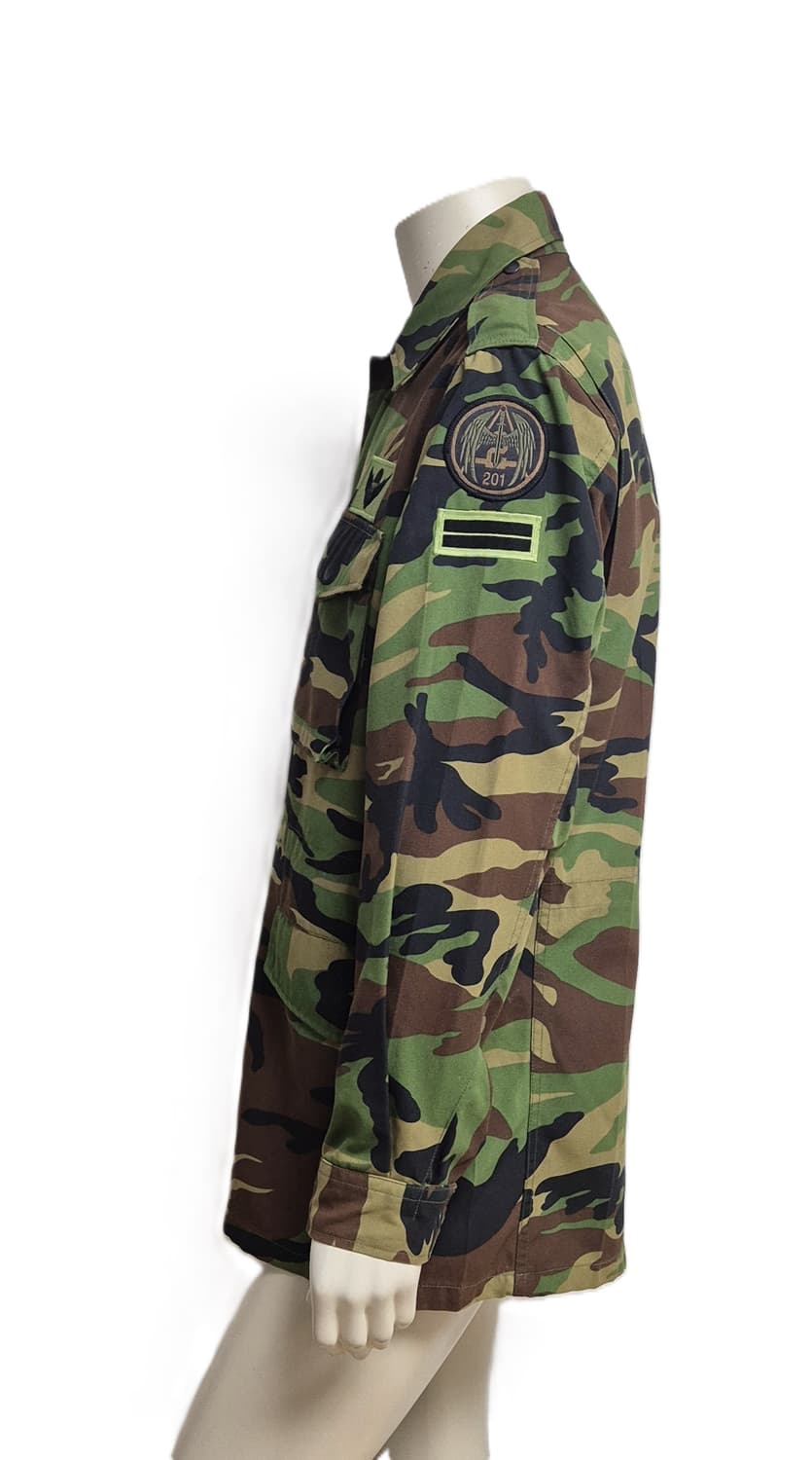 육군 구형 201특공여단 일병 후기형 야전상의 전투복 상의 자켓 (L) 상품이미지2
