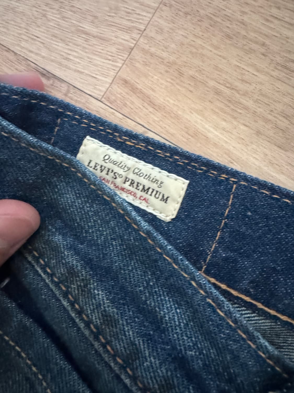 리바이스 501 녹워싱 프리미엄 rrl 기빈스느낌 34/30 상품이미지4