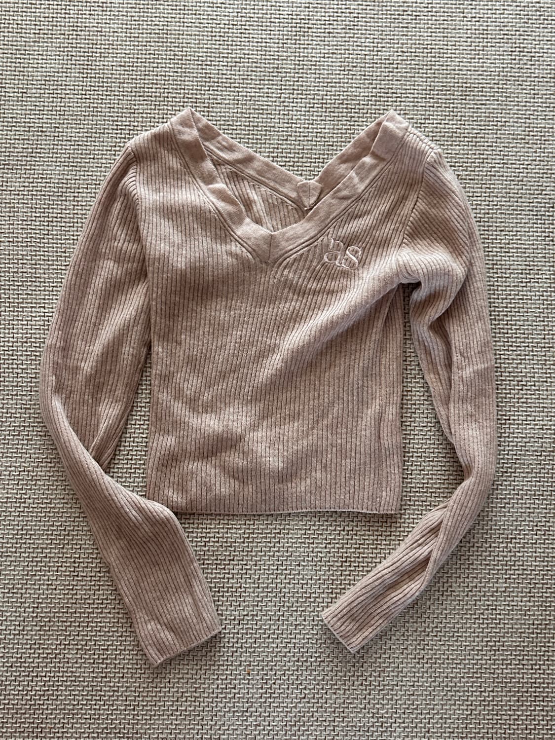 애즈온 ason lara니트 베이지 상품이미지3