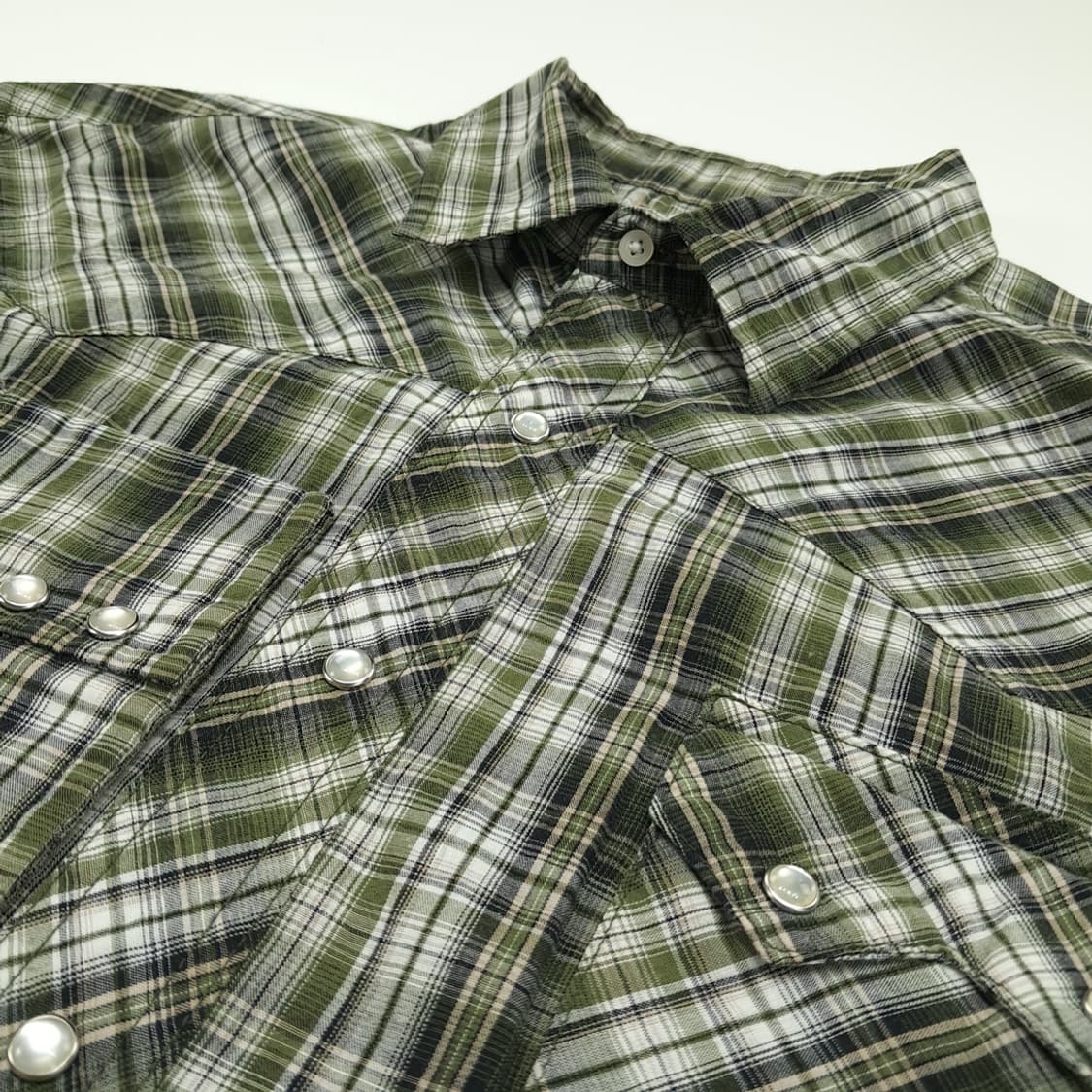 CN912 XL 랭글러 클래식 웨스턴 체크 긴팔 셔츠 남방 상품이미지5