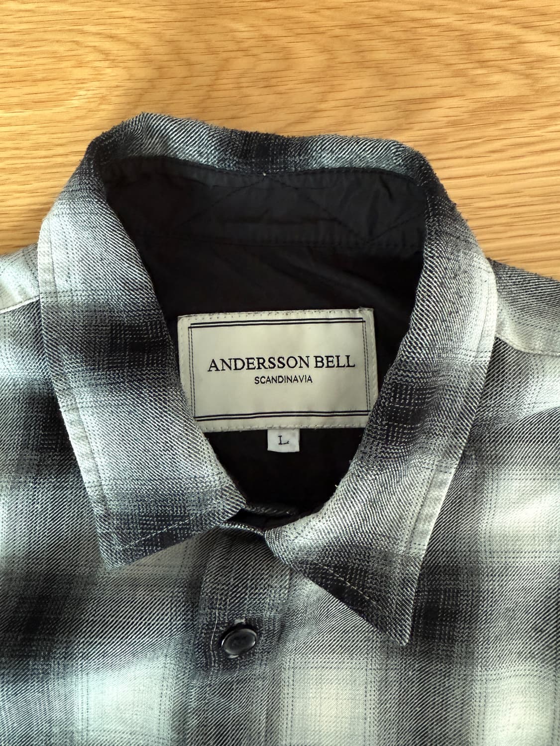 앤더슨벨(Andersson Bell) 2016ss 지퍼 플란넬 체크셔츠 상품이미지7