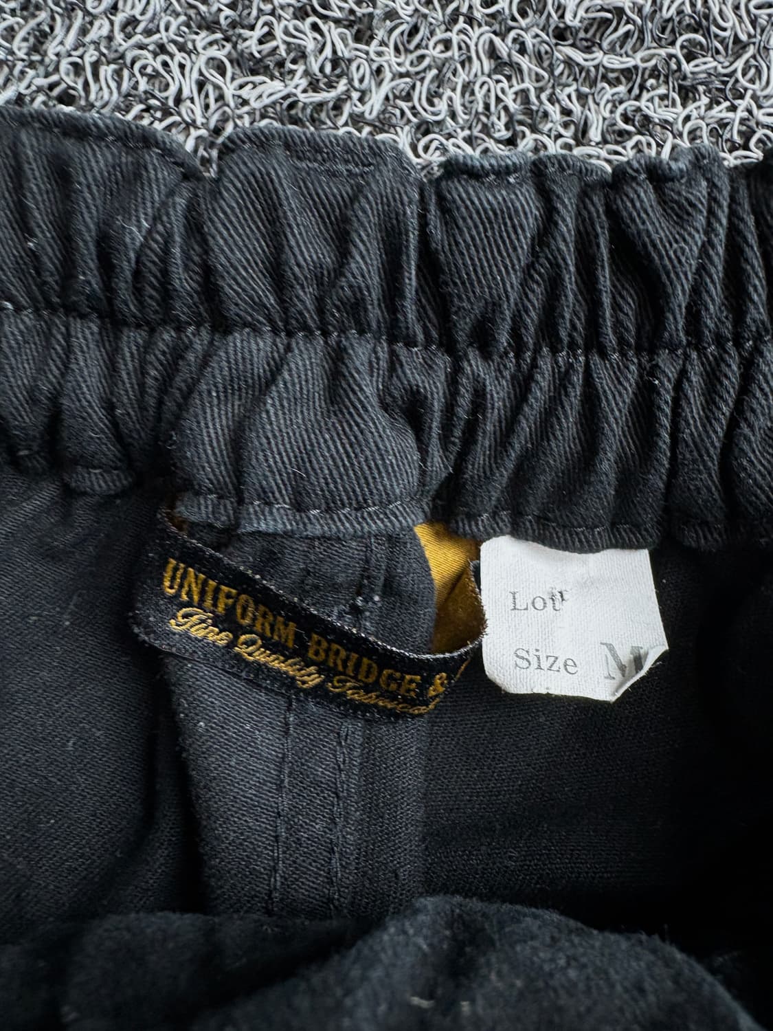 유니폼브릿지 와이드 벌룬 팬츠 블랙 3761 상품이미지3