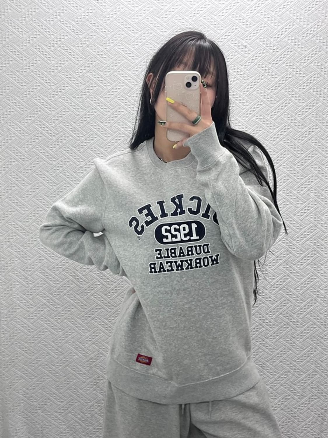 디키즈 올드스쿨 빈티지 캐주얼 아치로고 기모 맨투맨 XL C07499 상품이미지1