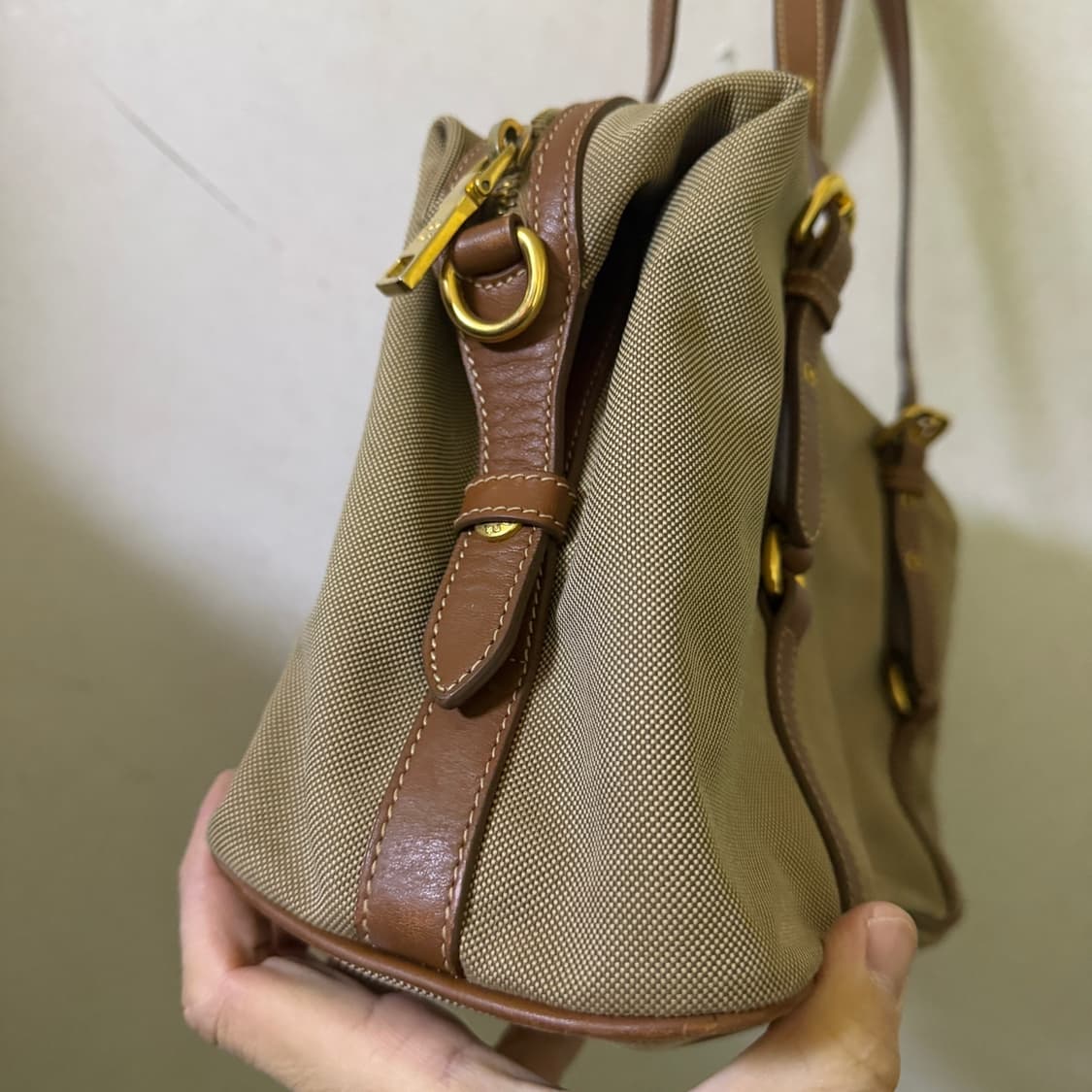 프라다 황실로고 패브릭 숄더&토트백 상품이미지3