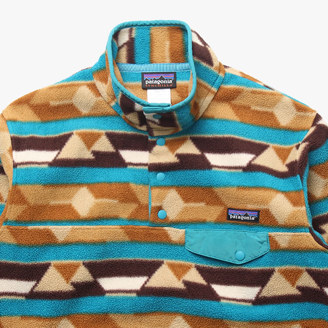 PATAGONIA "Brown Pattern Synchilla" 상품이미지2