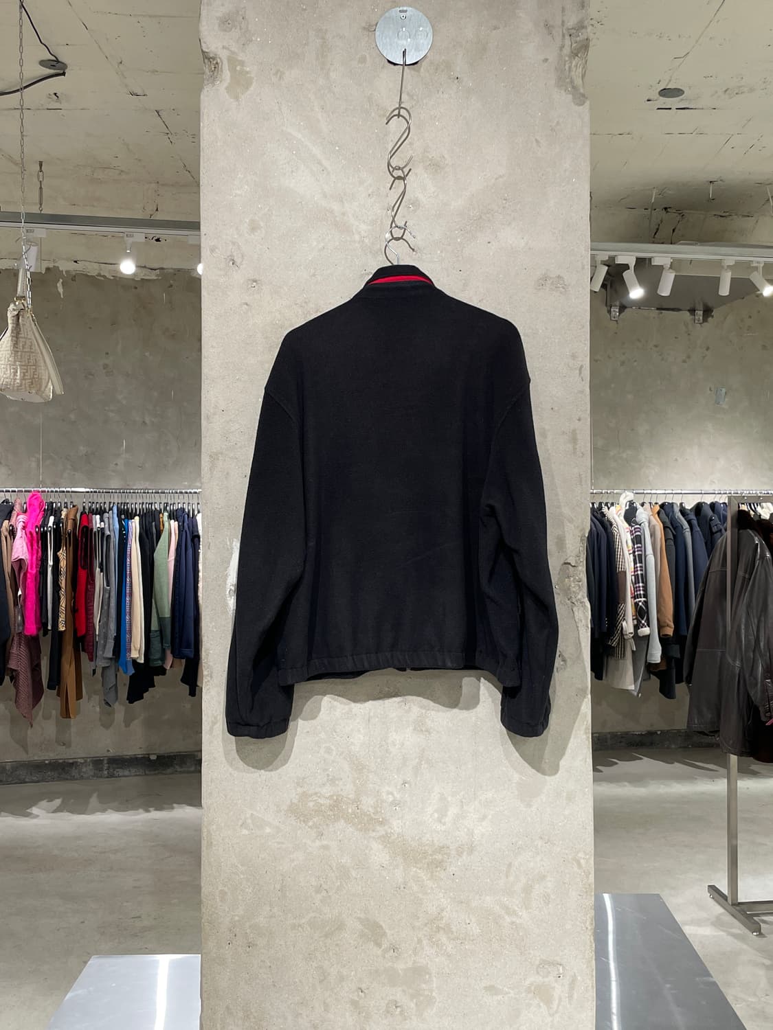 폴로 스포츠 블랙 로고 카라 집업 플리스 상품이미지6