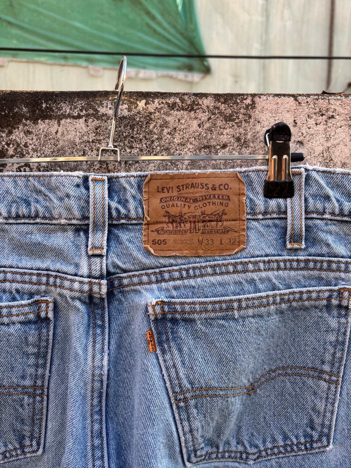 90s 리바이스 505 오렌지탭 33x32 상품이미지5