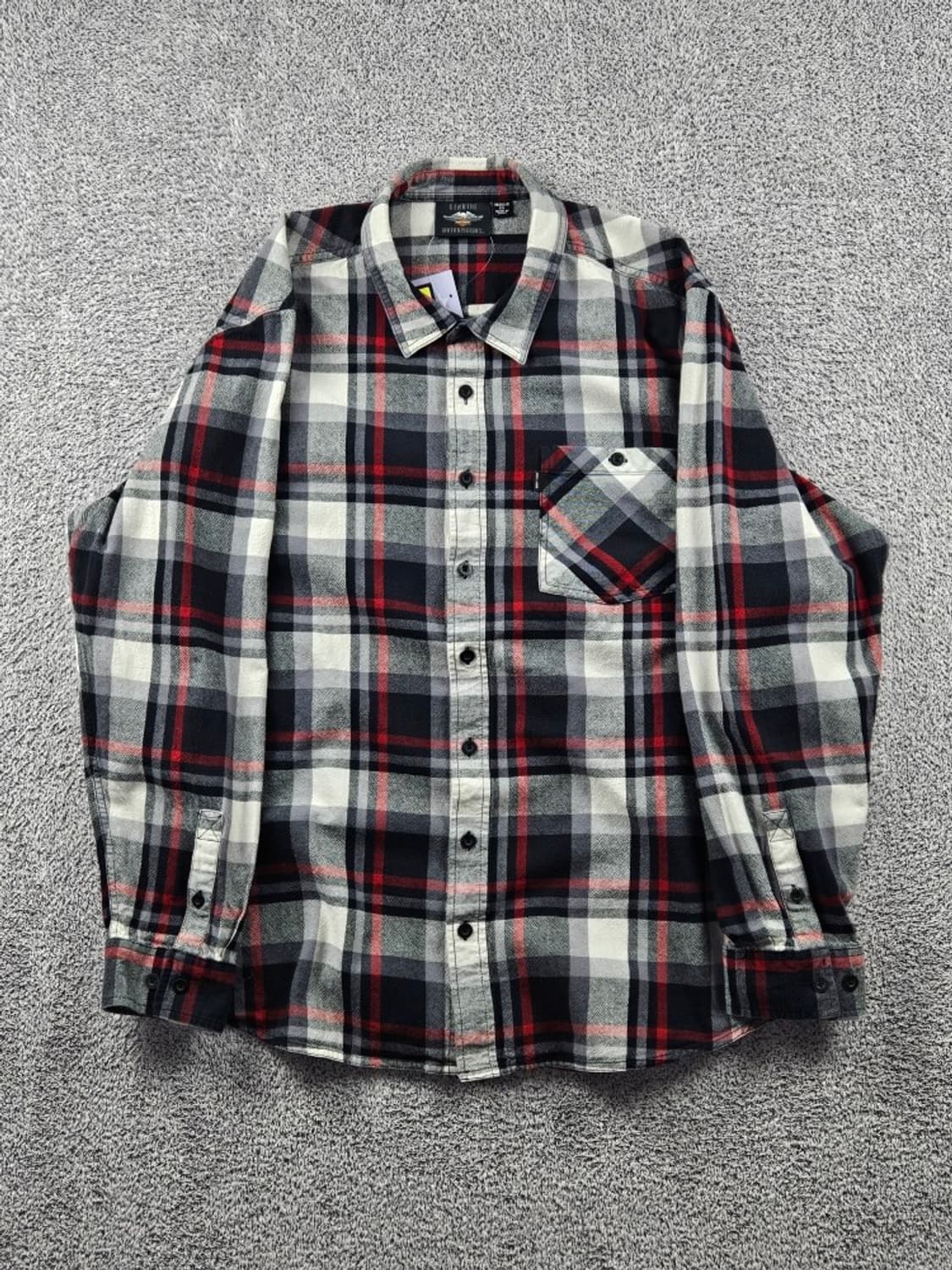 할리데이비슨 체크 패턴 바이커 셔츠 ( 3XL ) / 11112 상품이미지2