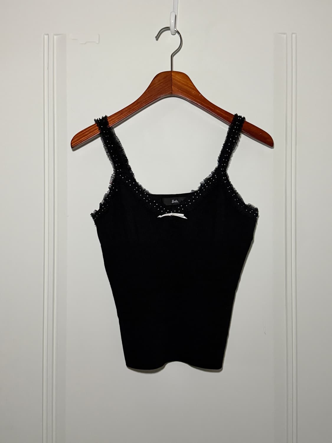 일본빈티지 블랙 도트 레이스 세트 상품이미지5