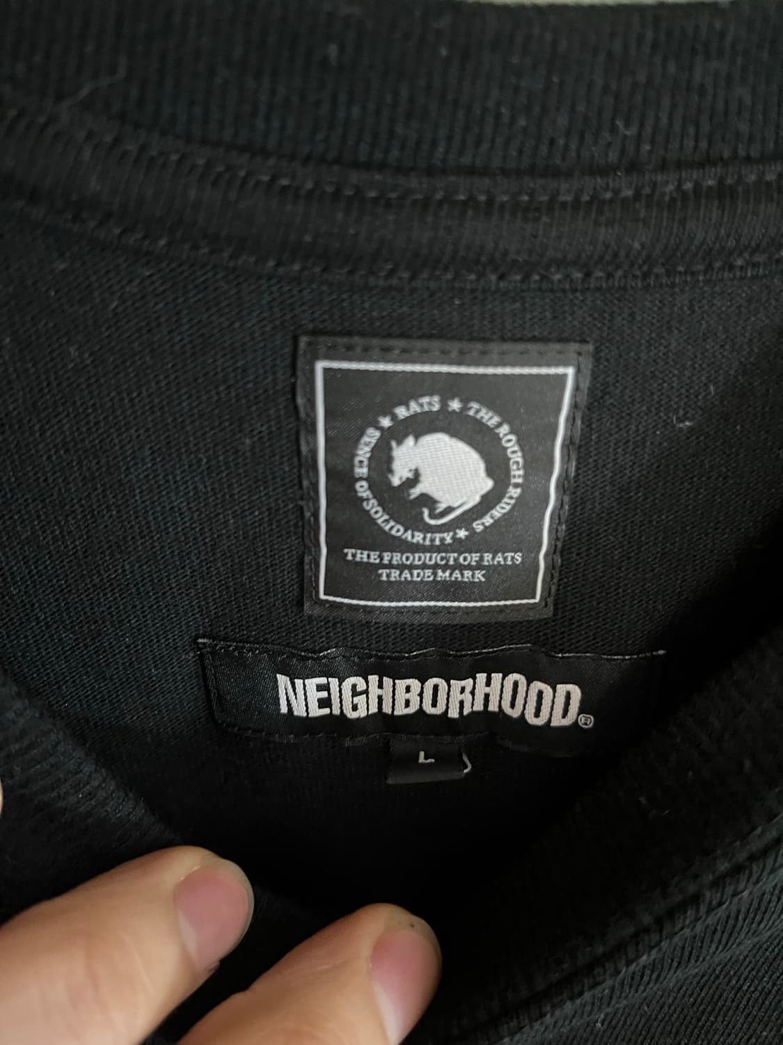 Rats x Neighborhood 반팔티셔츠 Bk L 상품이미지4