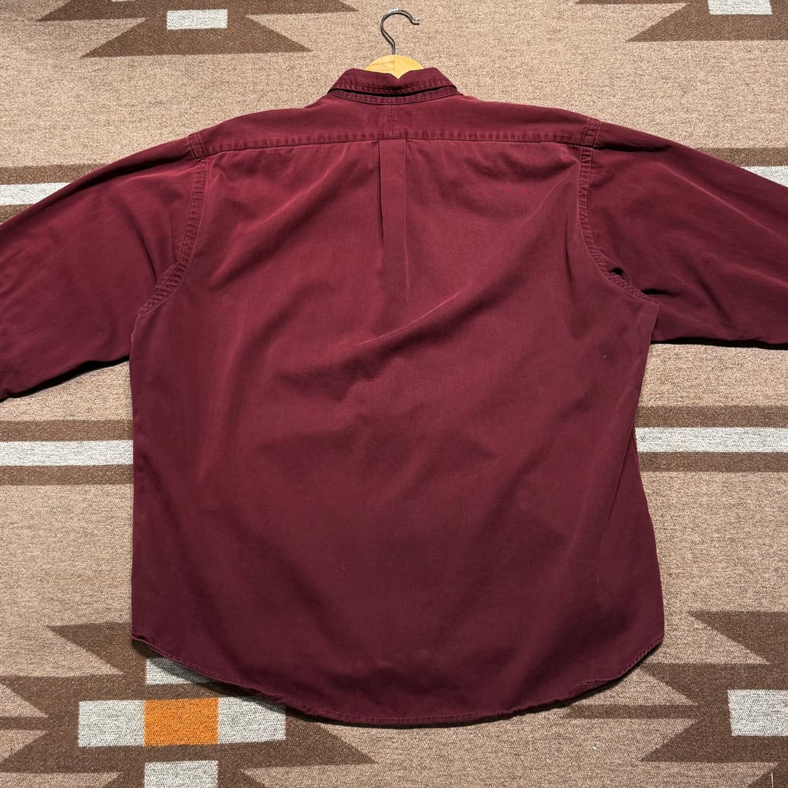 폴로랄프로렌 버건디 코튼 셔츠 XL 110 상품이미지6