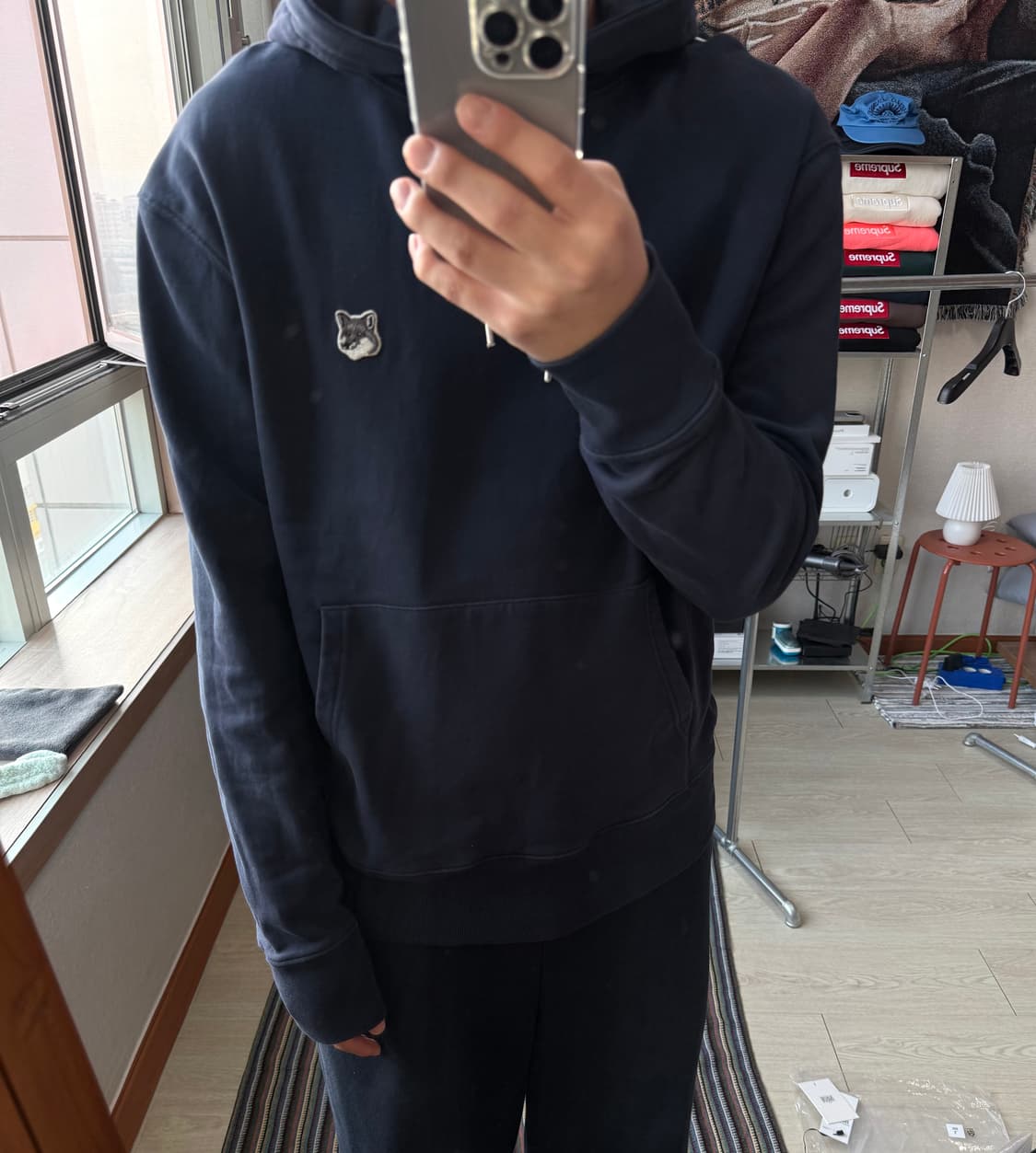 메종키츠네 폭스 후드티 상품이미지1