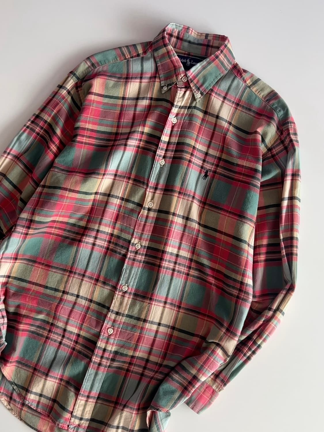 폴로 랄프로렌 체크 셔츠 M 상품이미지2