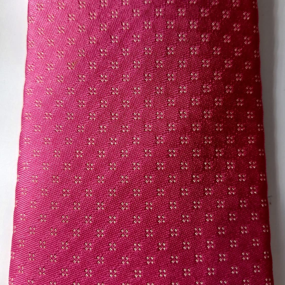 에스.티. 듀퐁 실크 핑크 로고 패턴 넥타이 8.7cm A+등급 E833 상품이미지6