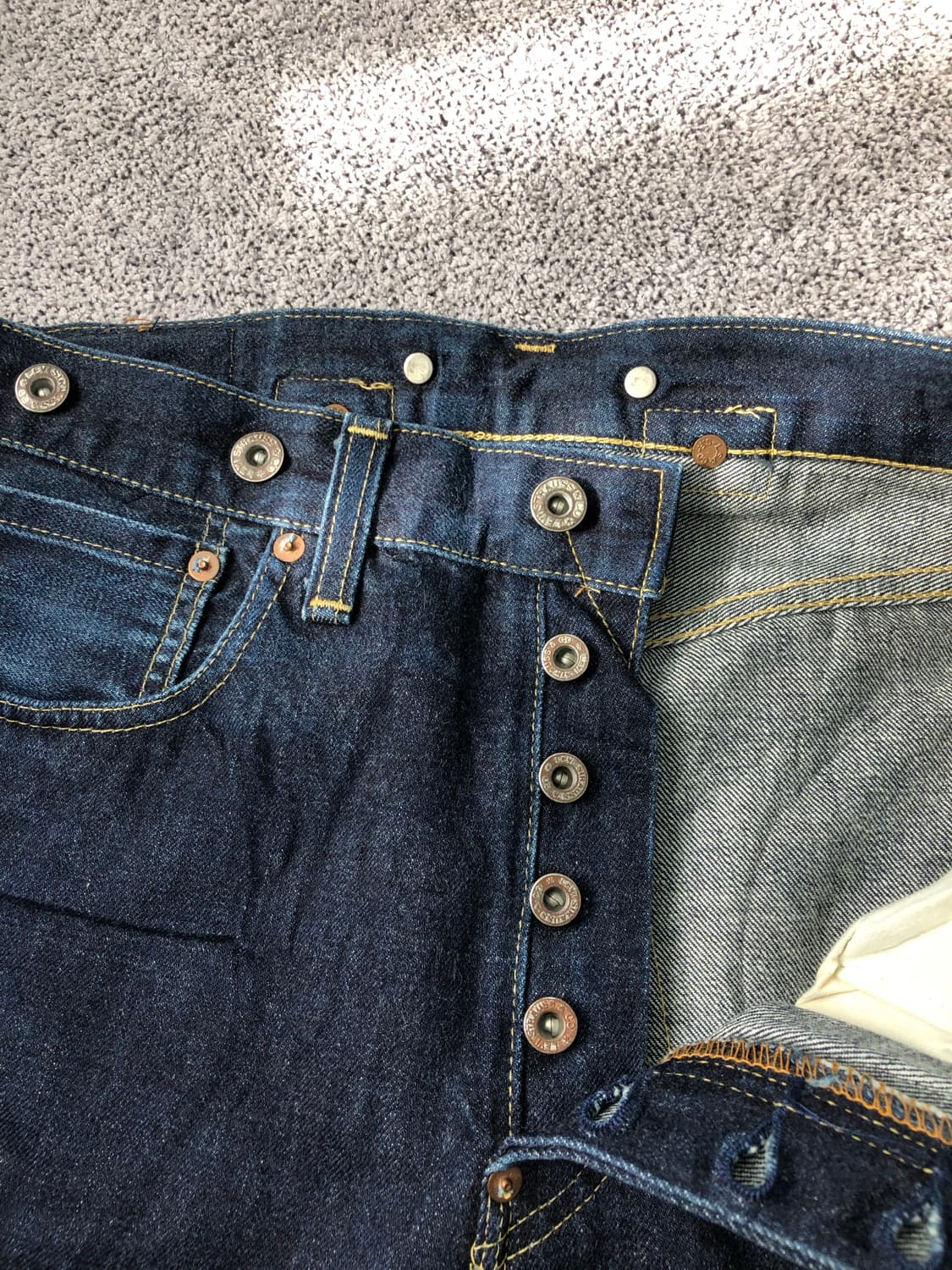 리바이스 LVC S702 서스펜더 버튼 데님 상품이미지5