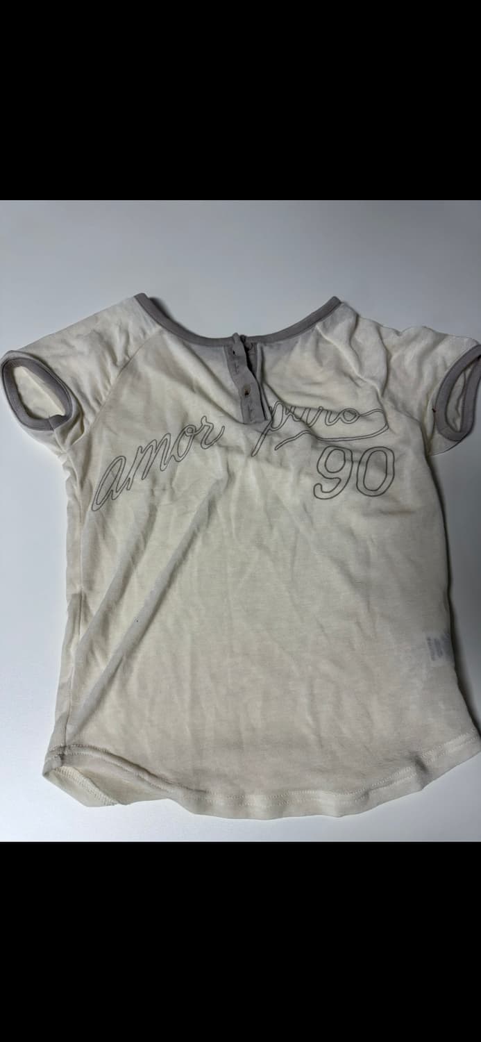 카인다미 여리여리 링배색 반팔티 상품이미지2