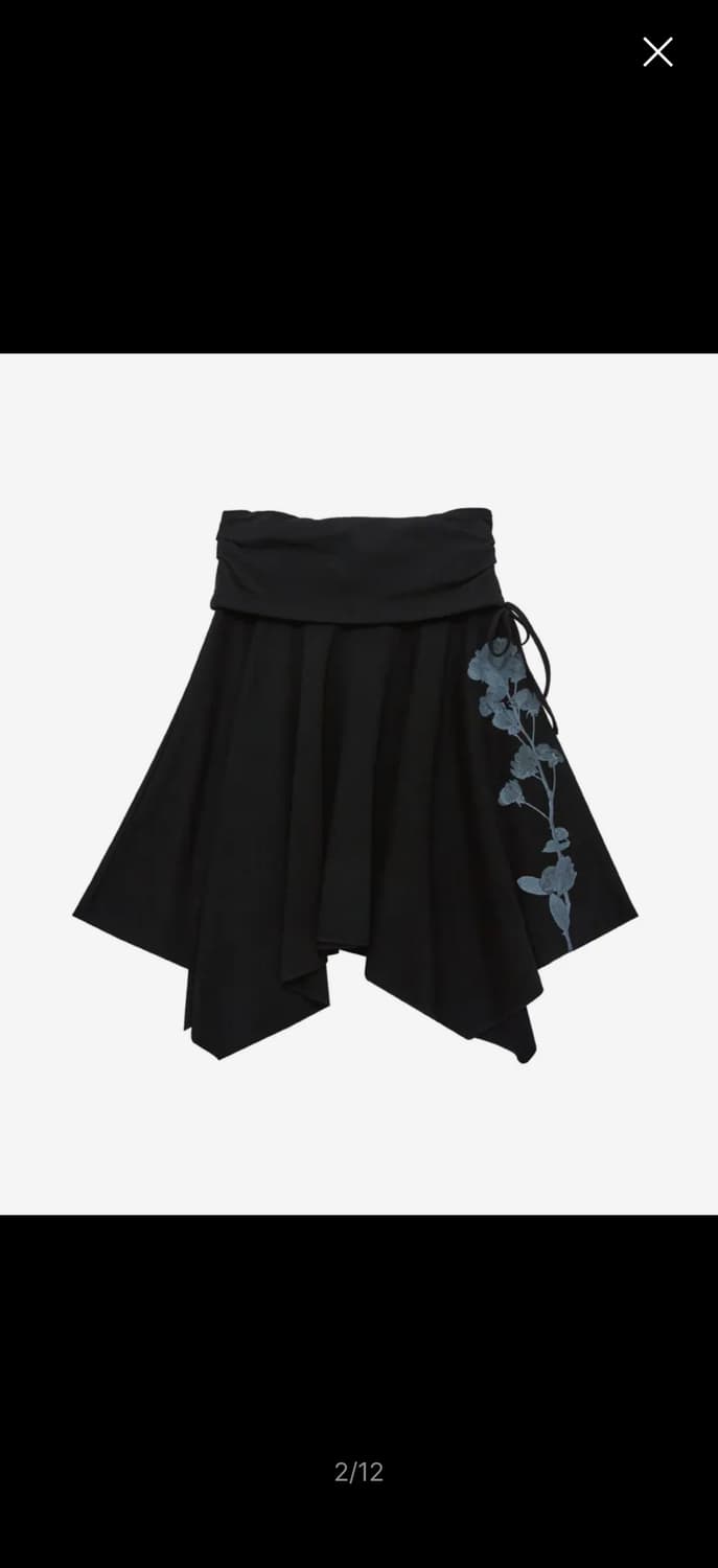 프래그팜 안젤라 로즈 언발란스 스커트 상품이미지1