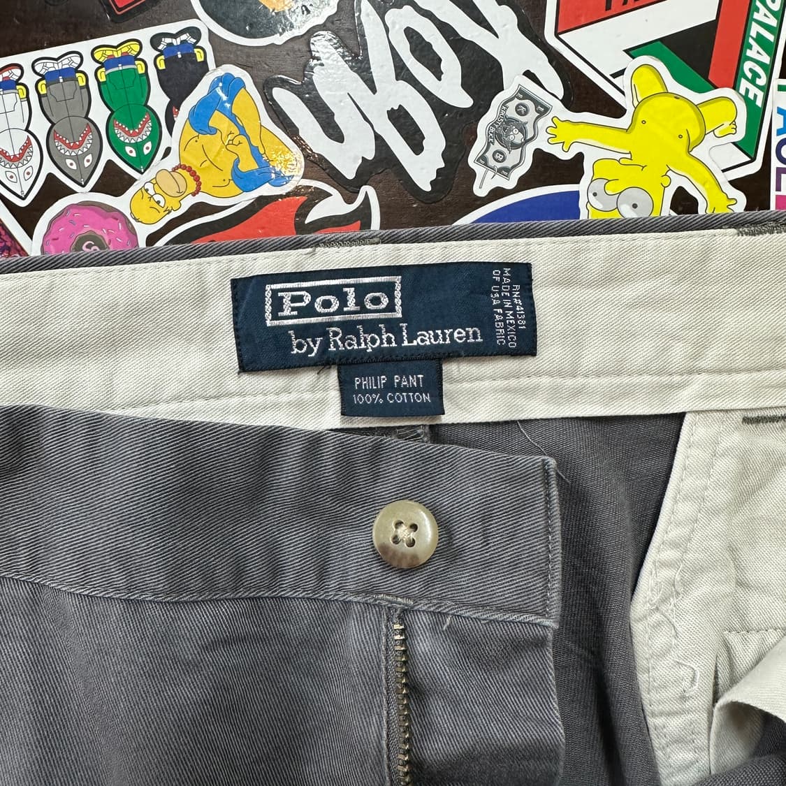 90s 폴로 랄프로렌 페이디드 필립 치노 팬츠 35 상품이미지5