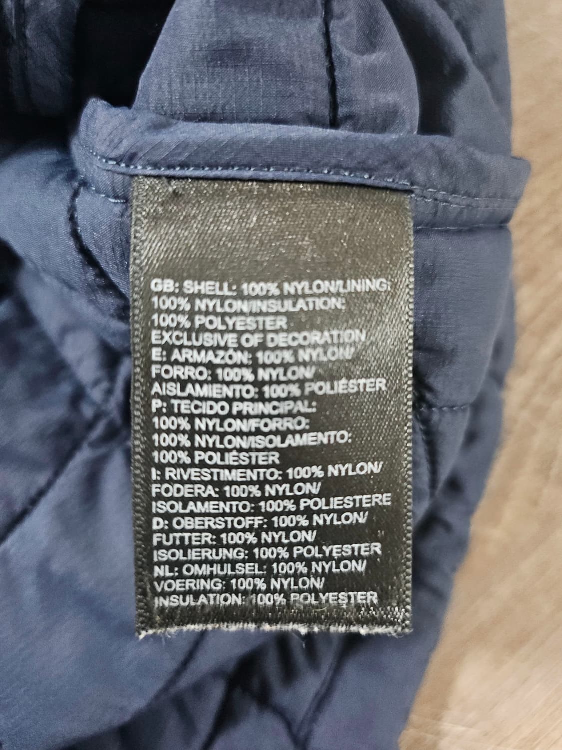 노스페이스 써모볼 퀼팅 경량패딩 네이비  M 상품이미지5