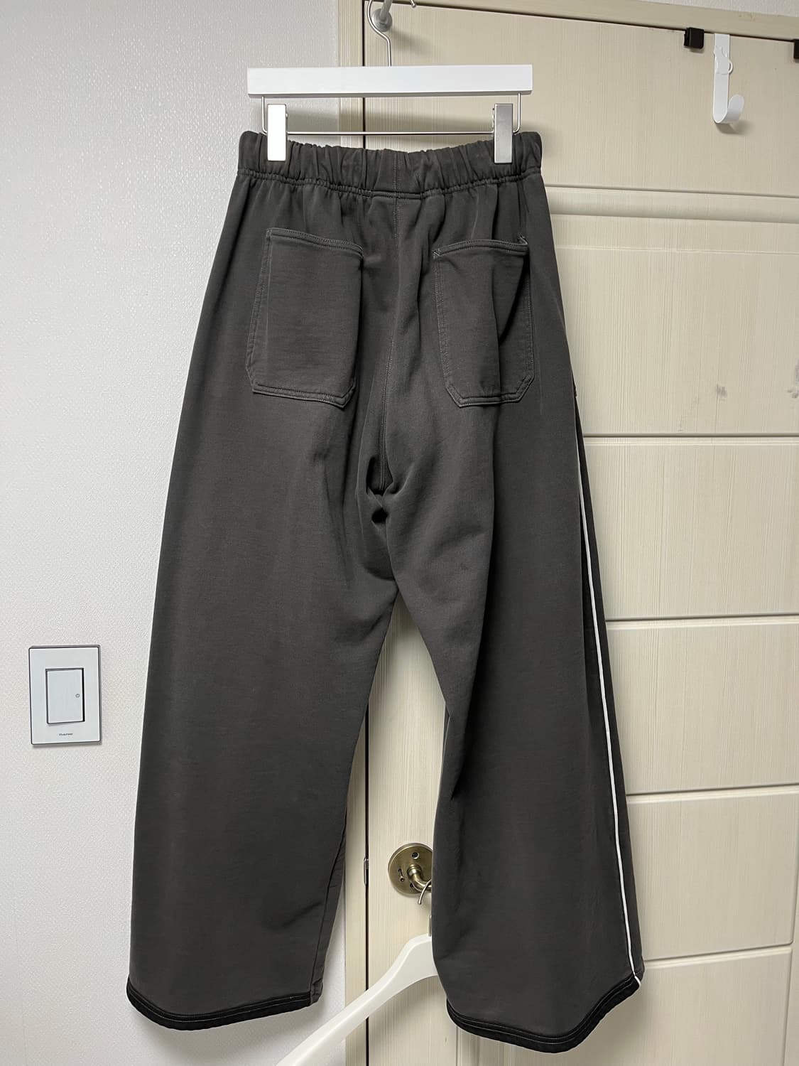 [2]폴리테루 퍼티그 스웻팬츠 카키그린 1.2v 상품이미지3