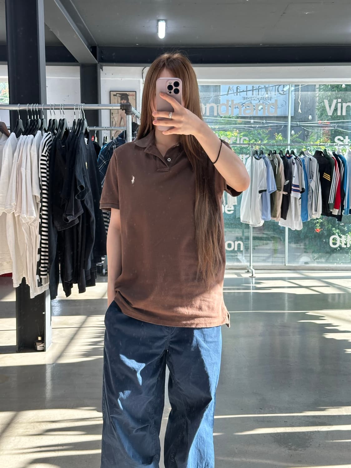 폴로랄프로렌 포니 Pk반팔티 브라운 상품이미지3
