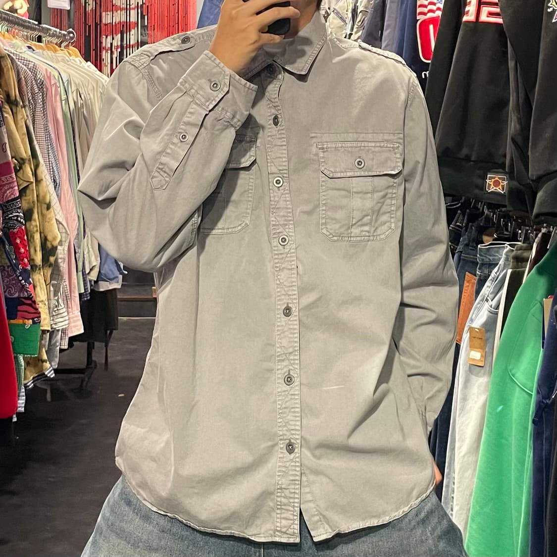 [IM] carhartt 칼하트 그레이  긴팔셔츠 상품이미지5