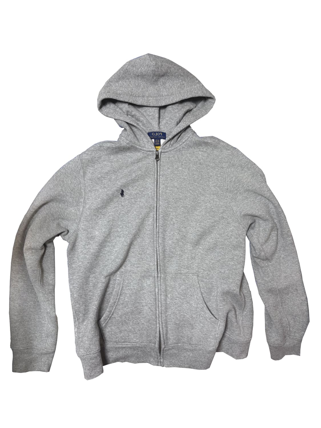 (차일드) 폴로 랄프 로렌 코튼 플리스 후드 그레이 XL 상품이미지1