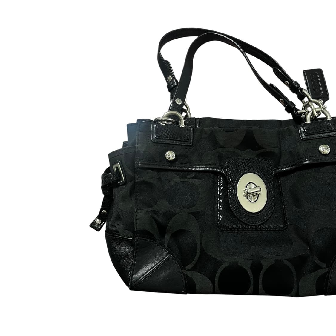 코치 COACH vintage black tote bag 상품이미지6
