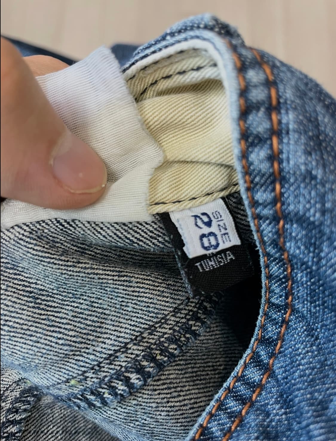 (28) 엠포리오 아르마니 디스트로이드 중청 데님팬츠 상품이미지7