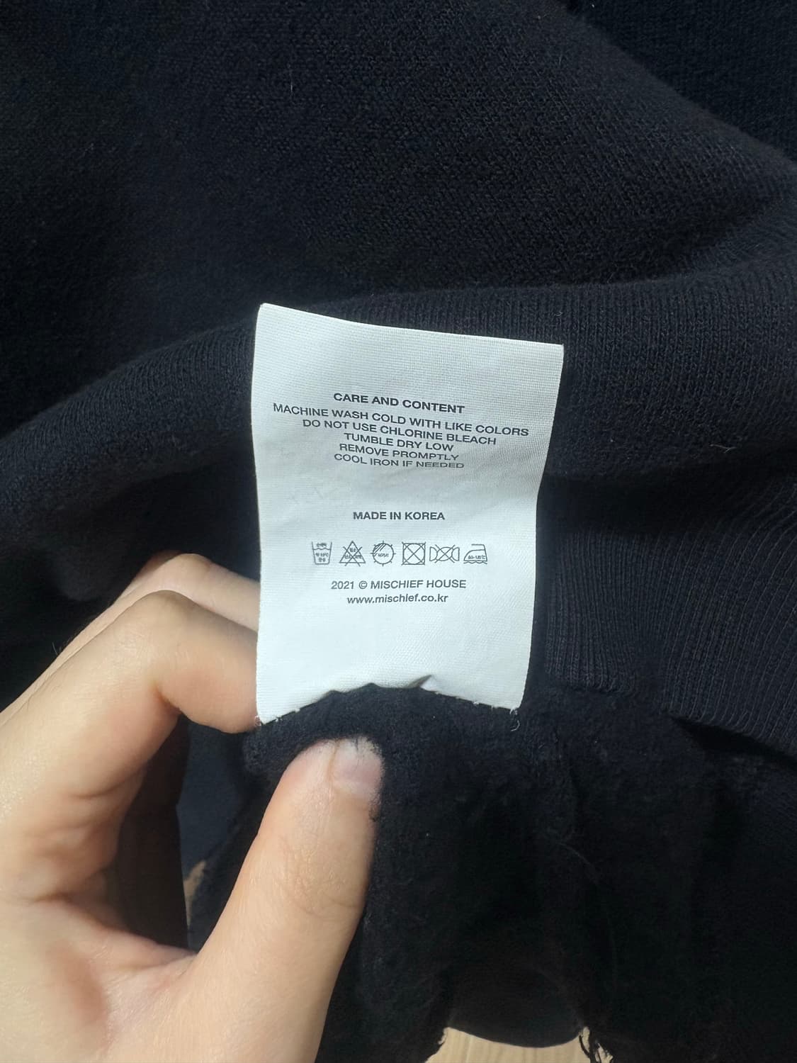 현재 매물없는) 미스치프 롬버스 후드티 L사이즈 상품이미지8