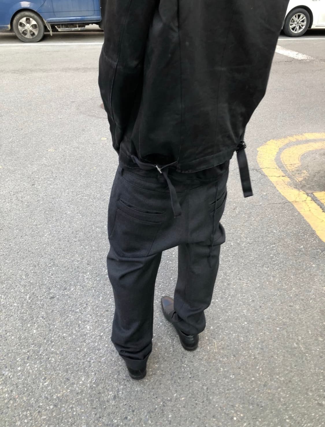 라프시몬스 더블 백 포켓 트라우져 상품이미지1