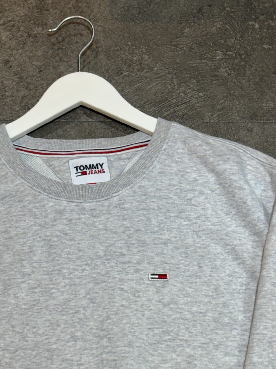타미 진스 맨투맨 그레이 S사이즈 상품이미지4