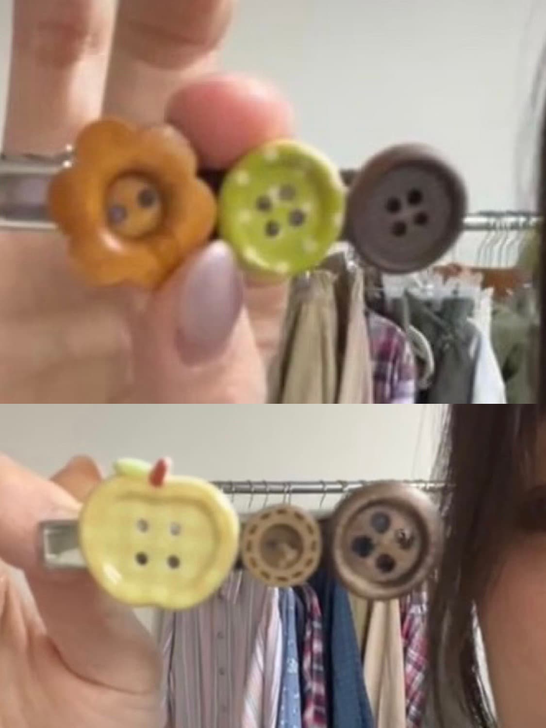 코야 빈티지 단추핀 뜨개핀 머리삔  상품이미지1