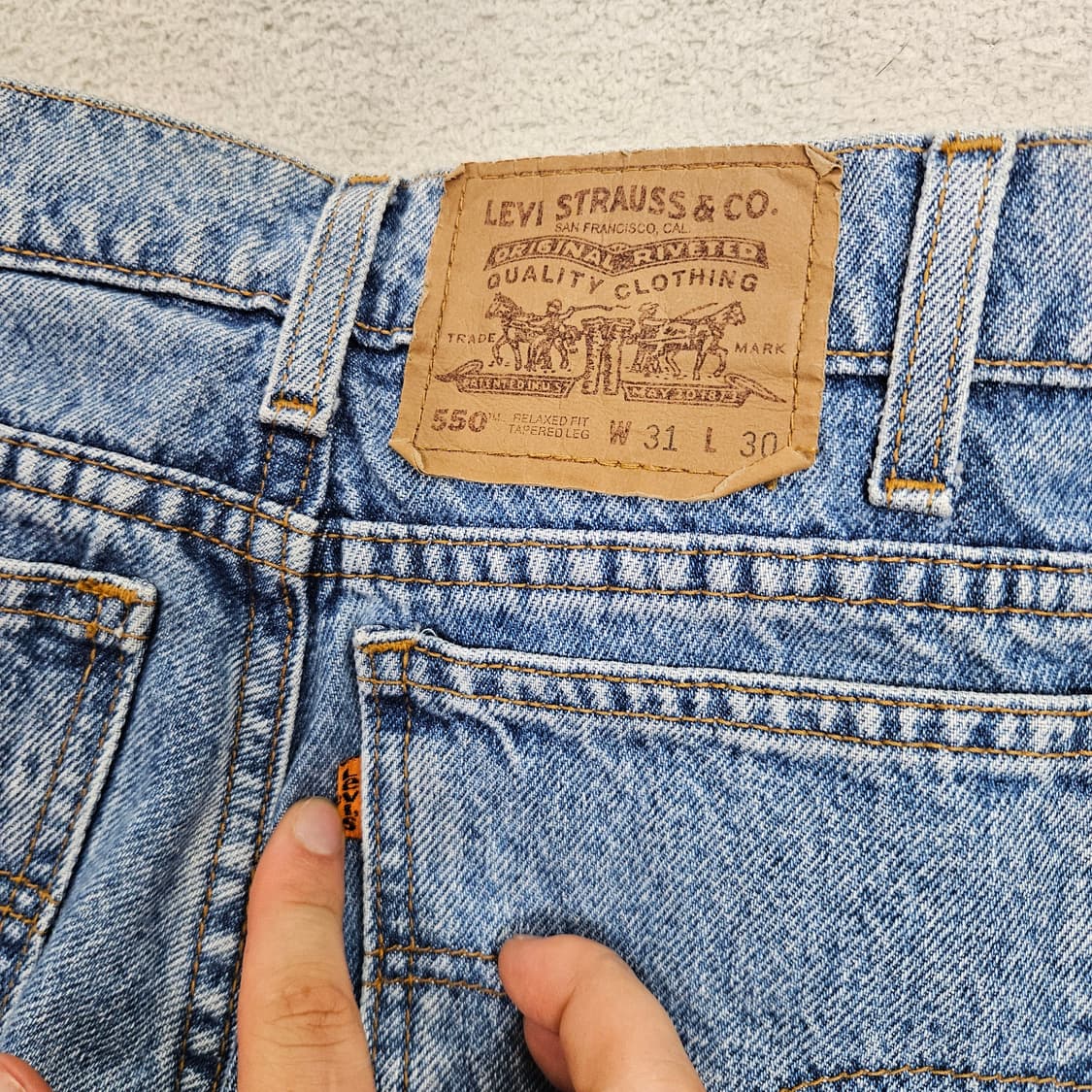 90s 리바이스 550 데님 31 30 상품이미지5