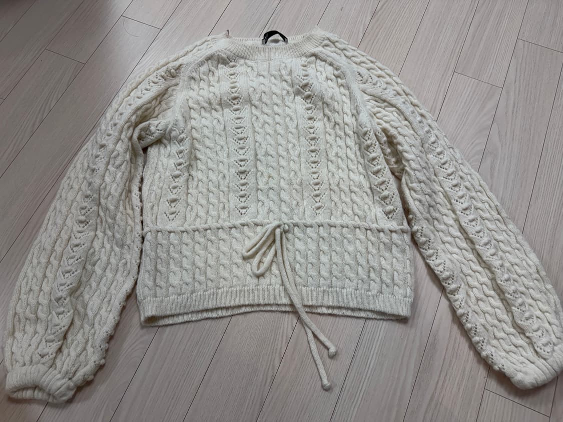 자라 꽈배기 니트 S 상품이미지1