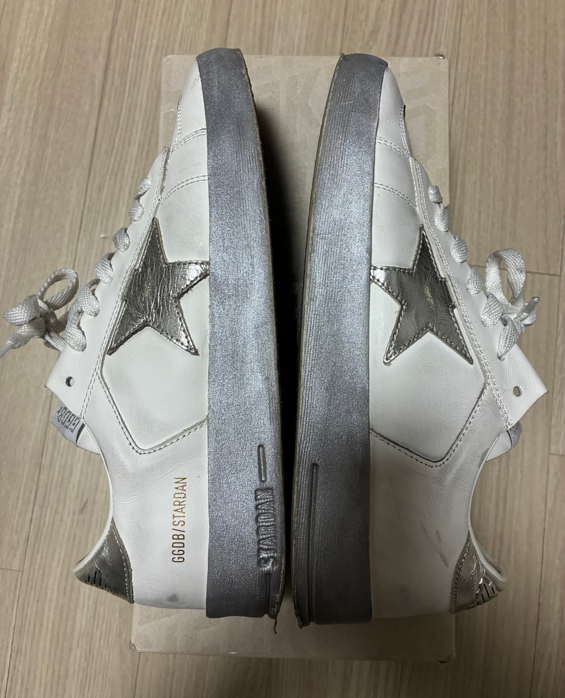 (38) 골든구스 스타단 스니커즈 실버 힐 실버 스타 상품이미지6