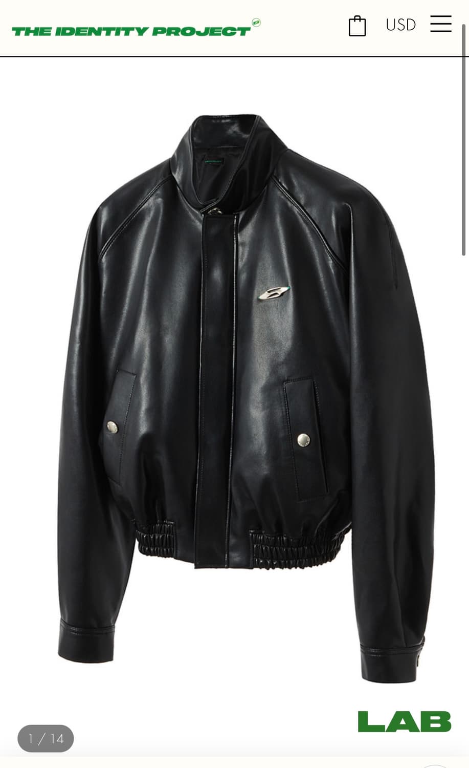 더아이덴티티 프로젝트 레더 자켓 상품이미지1
