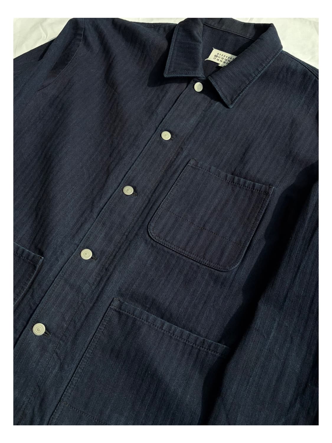 마틴 마르지엘라 백스티치 헤링본 프렌치 워크 자켓 필드 밀리터리 아티저널 상품이미지4