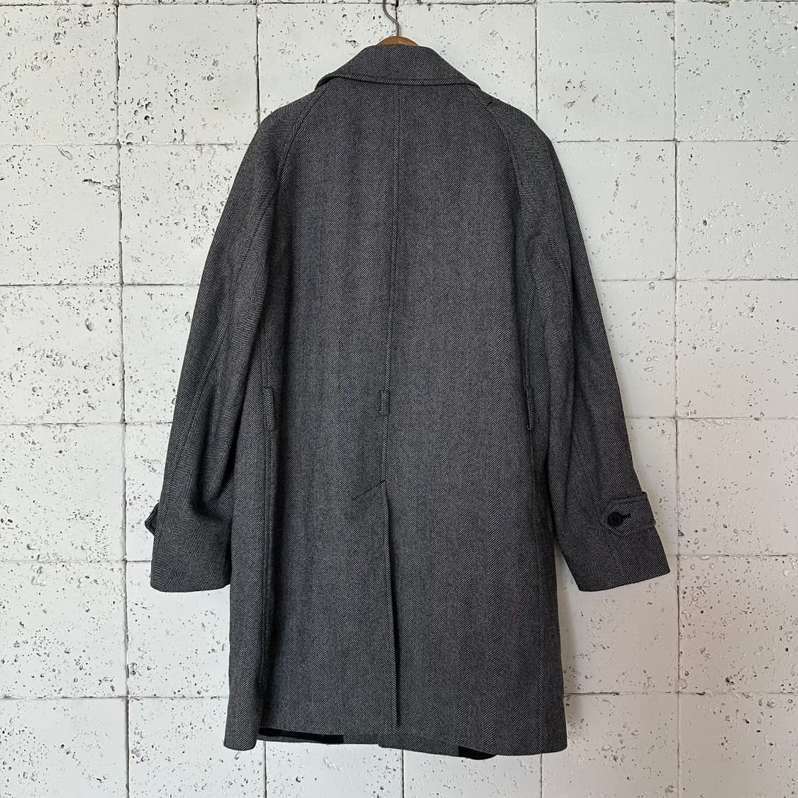 M 유니클로 JW앤더슨 헤링본 코트 상품이미지5