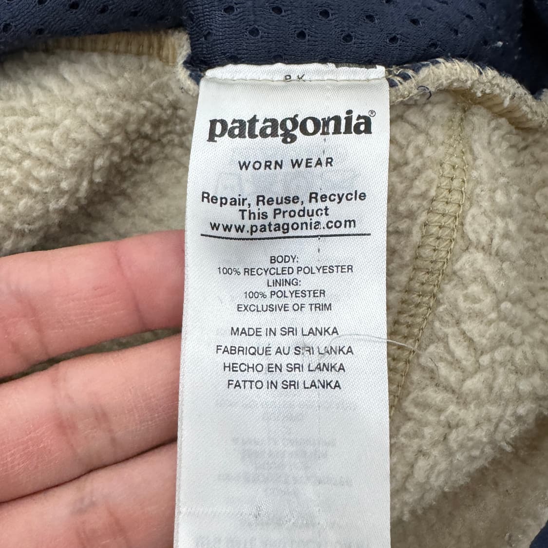 L(100~105) 파타고니아 레트로 파일 플리스 집업 상품이미지7