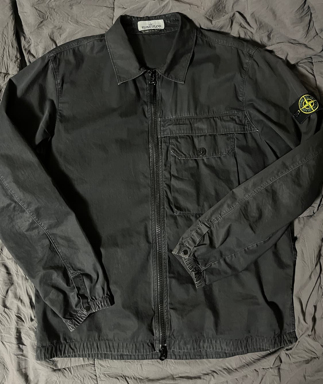 스톤아일랜드 올드이펙트 오버셔츠 황금라인 황금사이즈 상품이미지1