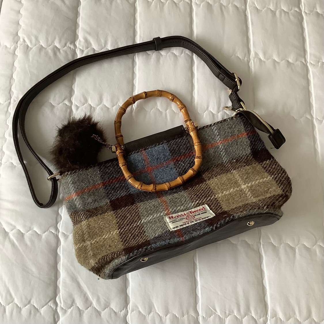 closshi 일본 빈티지 해리스 트위드 숄더백 상품이미지1