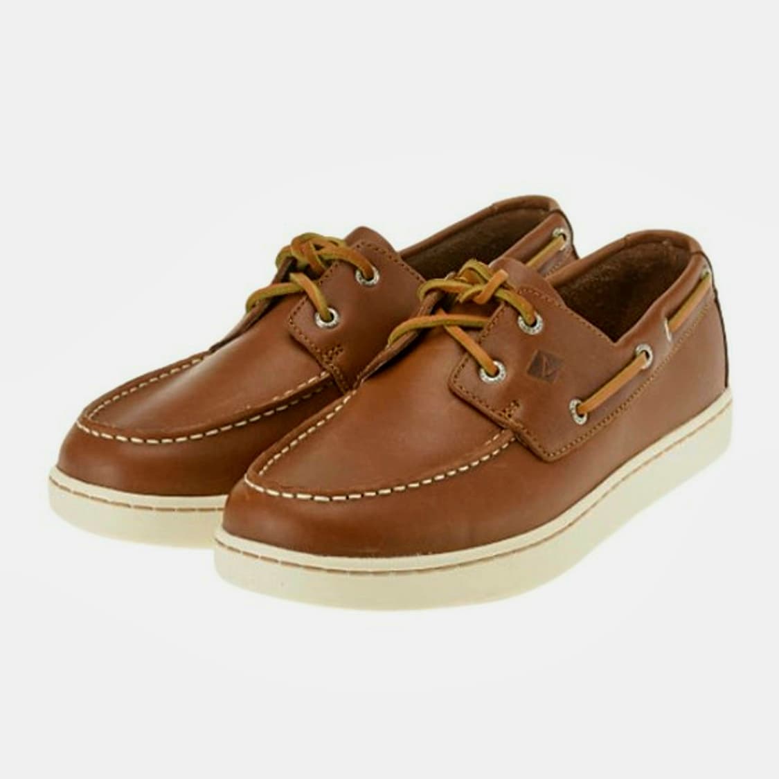 새제품265) 스페리 보트슈즈 구두 로퍼 천연가죽 탄 브라운 Cup 상품이미지1