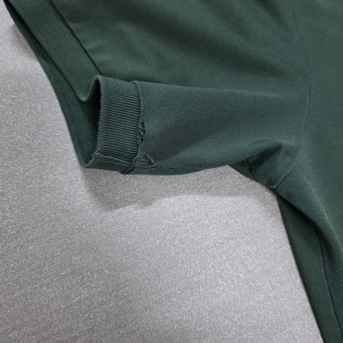 XL 노스페이스 다크그린 반팔 카라티셔츠 작업복 (하자O) 상품이미지5