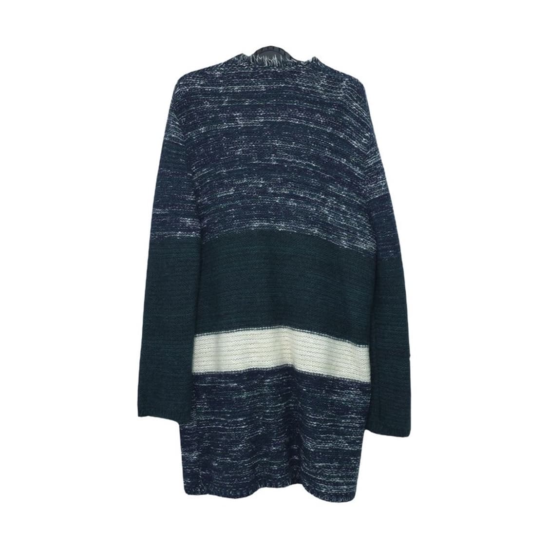 베네통 배색 니트 롱가디건 상품이미지2