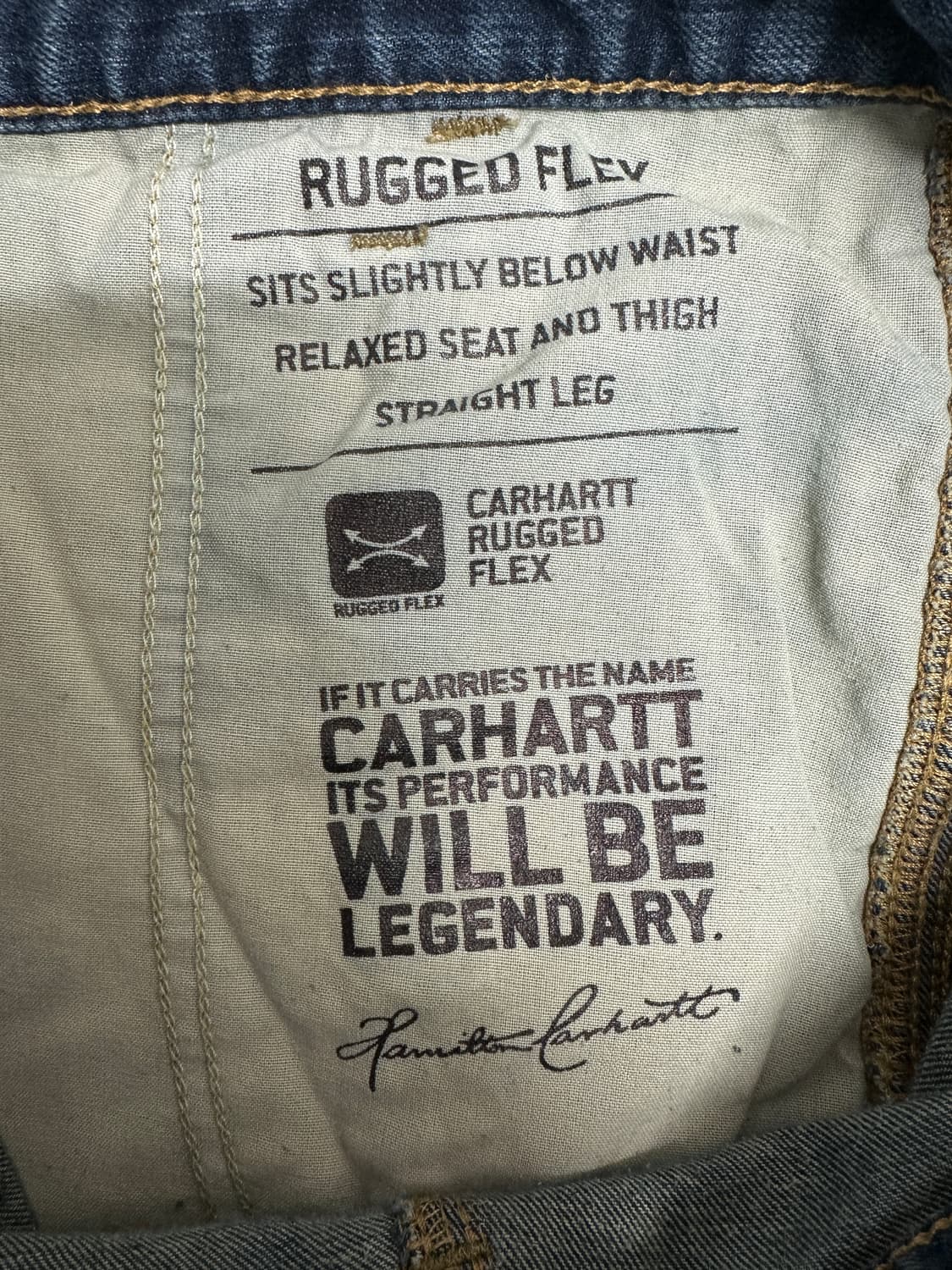 칼하트 USA 워크 데님 팬츠 릴렉스 핏 36 상품이미지8